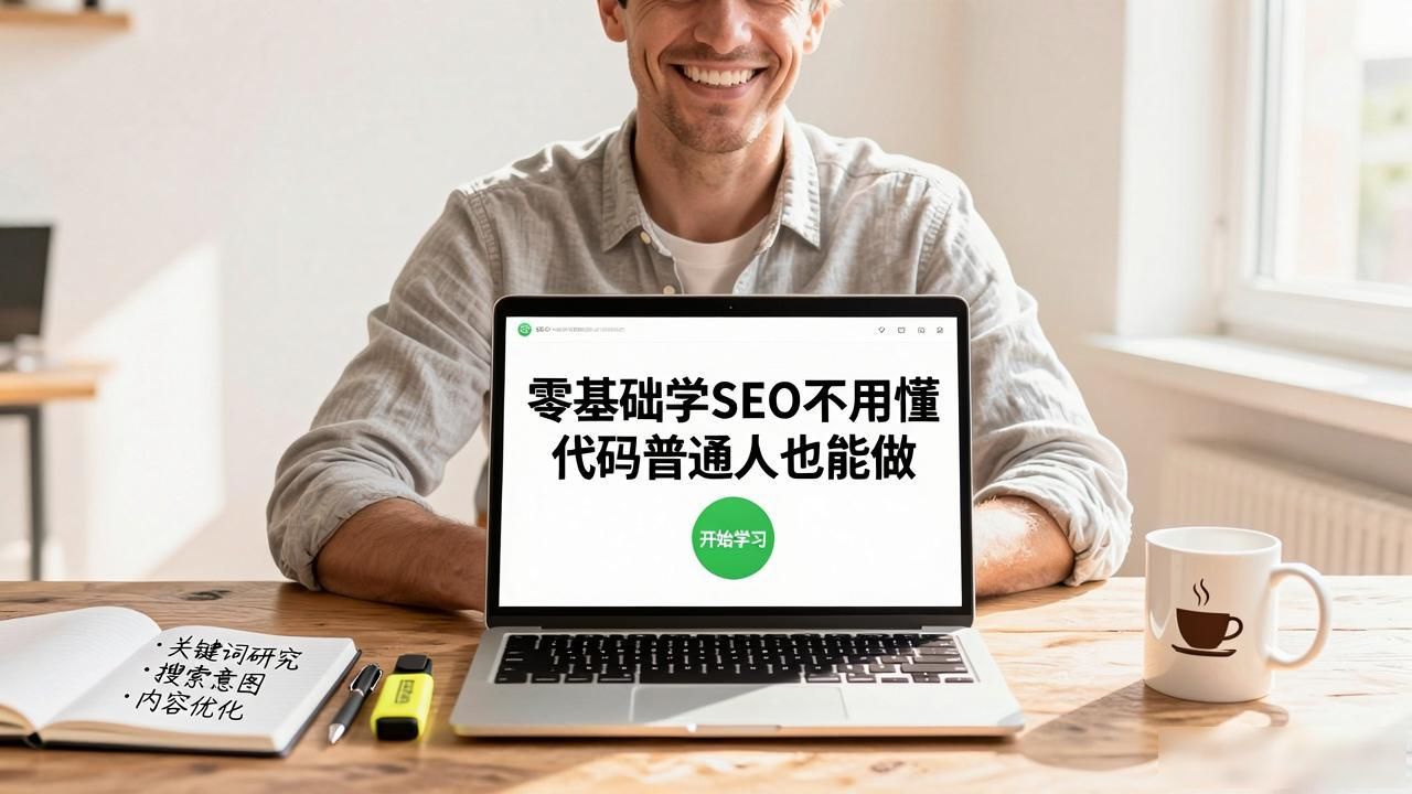 零基础学SEO不用懂代码普通人也能做