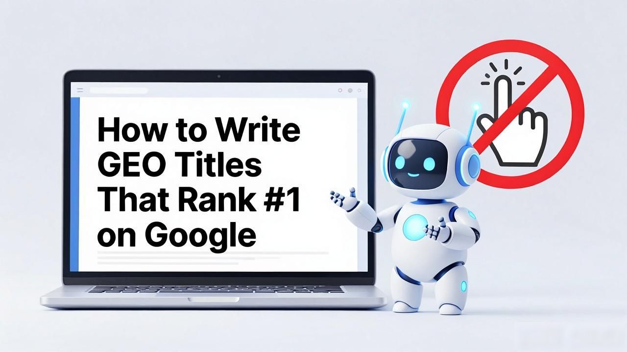 How to Write GEO Titles That Rank #1 on Google