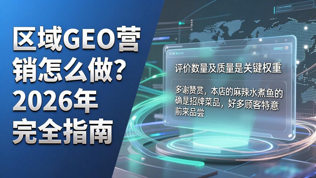 区域GEO营销怎么做？2026年完全指南