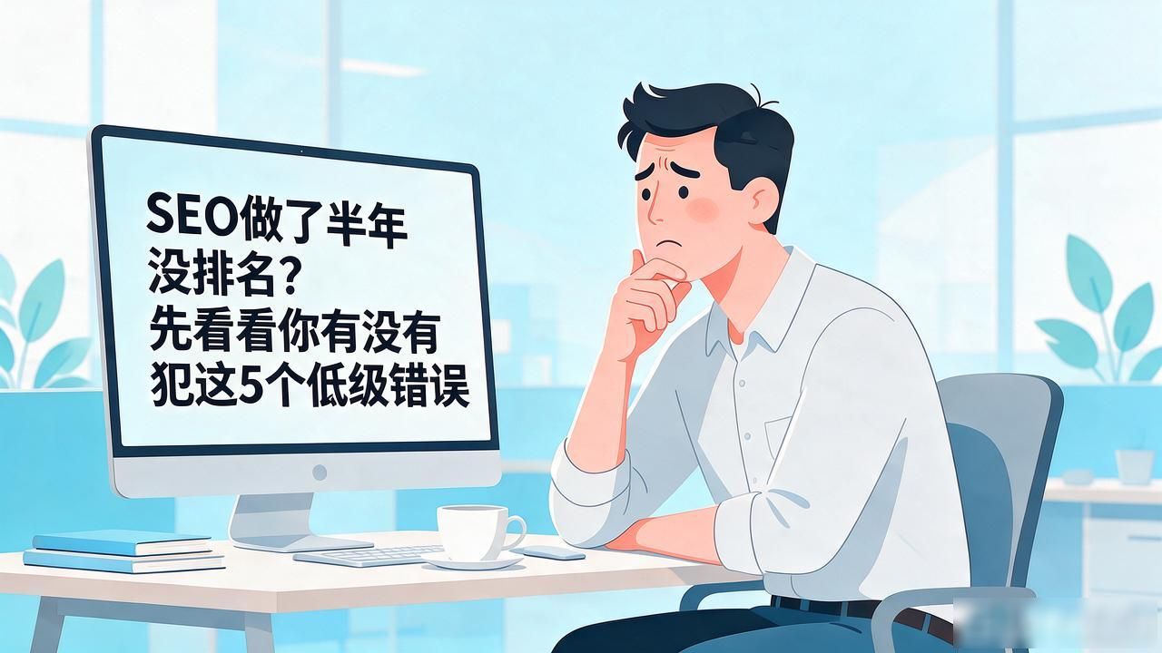 SEO做了半年没排名？先看看你有没有